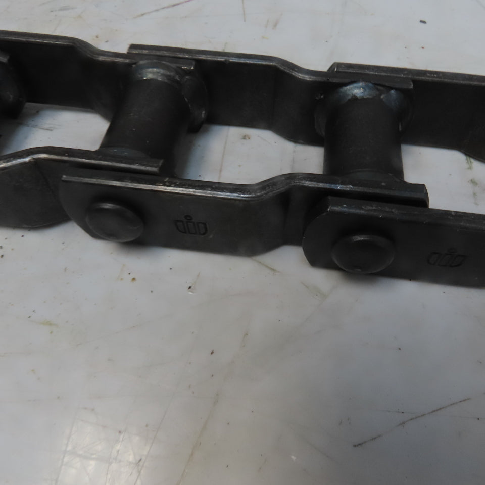 Rexnord WH82 Welded Steel Mill Chain 39 Links W/6 Weldon Attachments