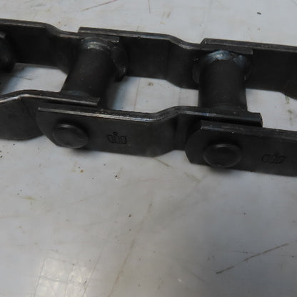 Rexnord WH82 Welded Steel Mill Chain 39 Links W/6 Weldon Attachments