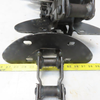 Rexnord WH82 Welded Steel Mill Chain 39 Links W/6 Weldon Attachments