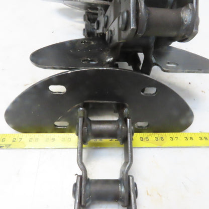 Rexnord WH82 Welded Steel Mill Chain 39 Links W/6 Weldon Attachments
