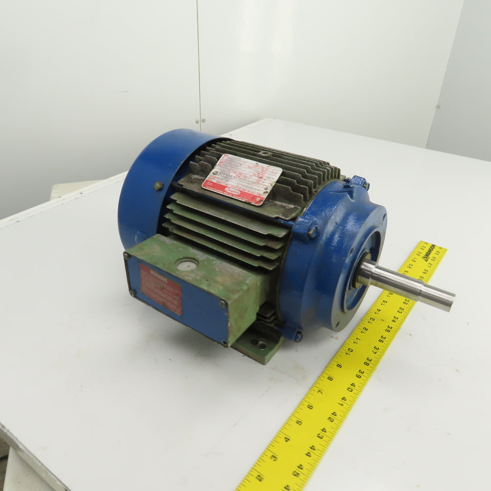 Dayton 9N085 3HP AC Electric Motor 3525RPM 230/460V 3PH 182JM Frame (Tested)