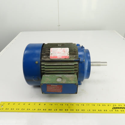 Dayton 9N085 3HP AC Electric Motor 3525RPM 230/460V 3PH 182JM Frame (Tested)