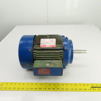 Dayton 9N085 3HP AC Electric Motor 3525RPM 230/460V 3PH 182JM Frame (Tested)