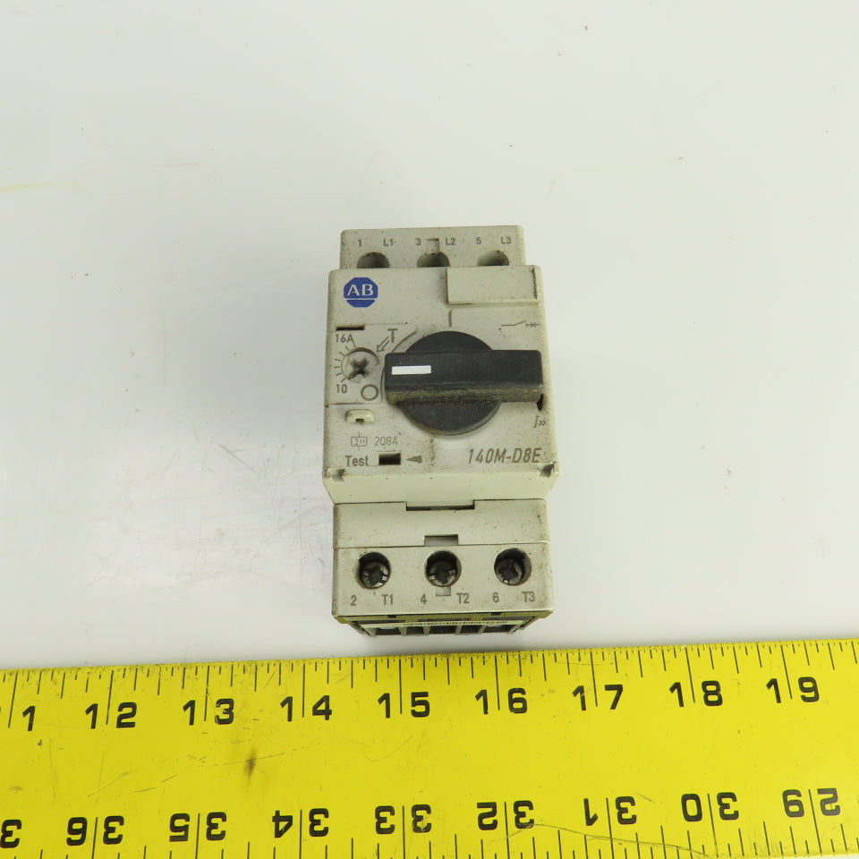 Allen Bradley 140M-D8E-C16 Ser B 16A Motor Starter Circuit Breaker