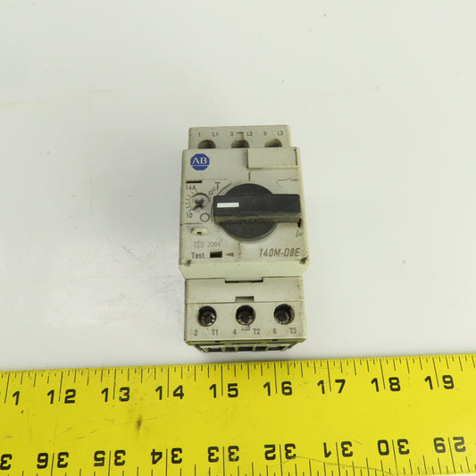 Allen Bradley 140M-D8E-C16 Ser B 16A Motor Starter Circuit Breaker