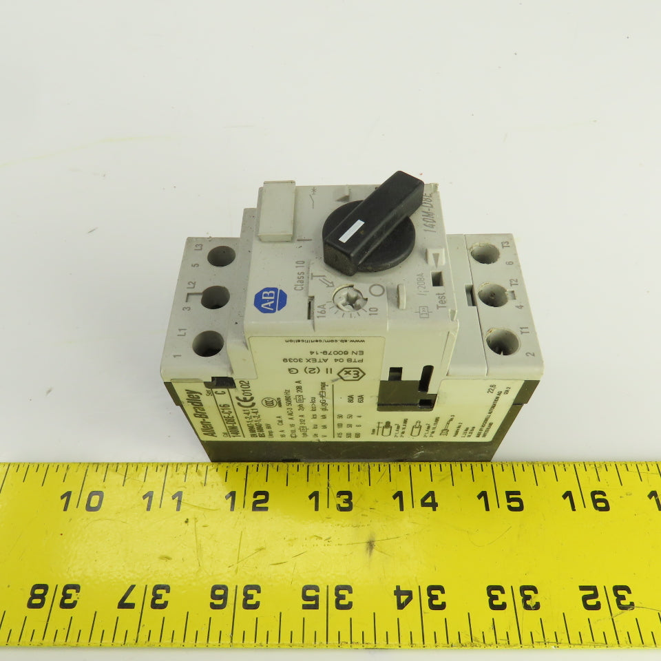 Allen Bradley 140M-D8E-C16 Ser C 16A Motor Starter Circuit Breaker
