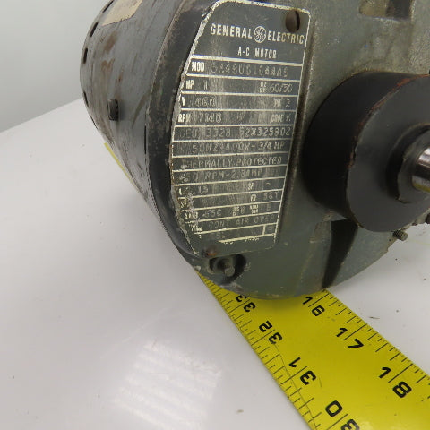 GE 5K48UG1044AS 1HP AC Electric Motor 1140RPM 460V Only 3PH 56Y Frame Tested