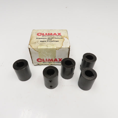 Climax RC-075-KW 3/4" Bore 3/16" Keyed Ridged Shaft Coupling Set Screw Lot Of 5