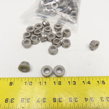 10mm ID x 17mm Press In Shouldered Steel Guide Bushing Injection Mold Lot Of 100