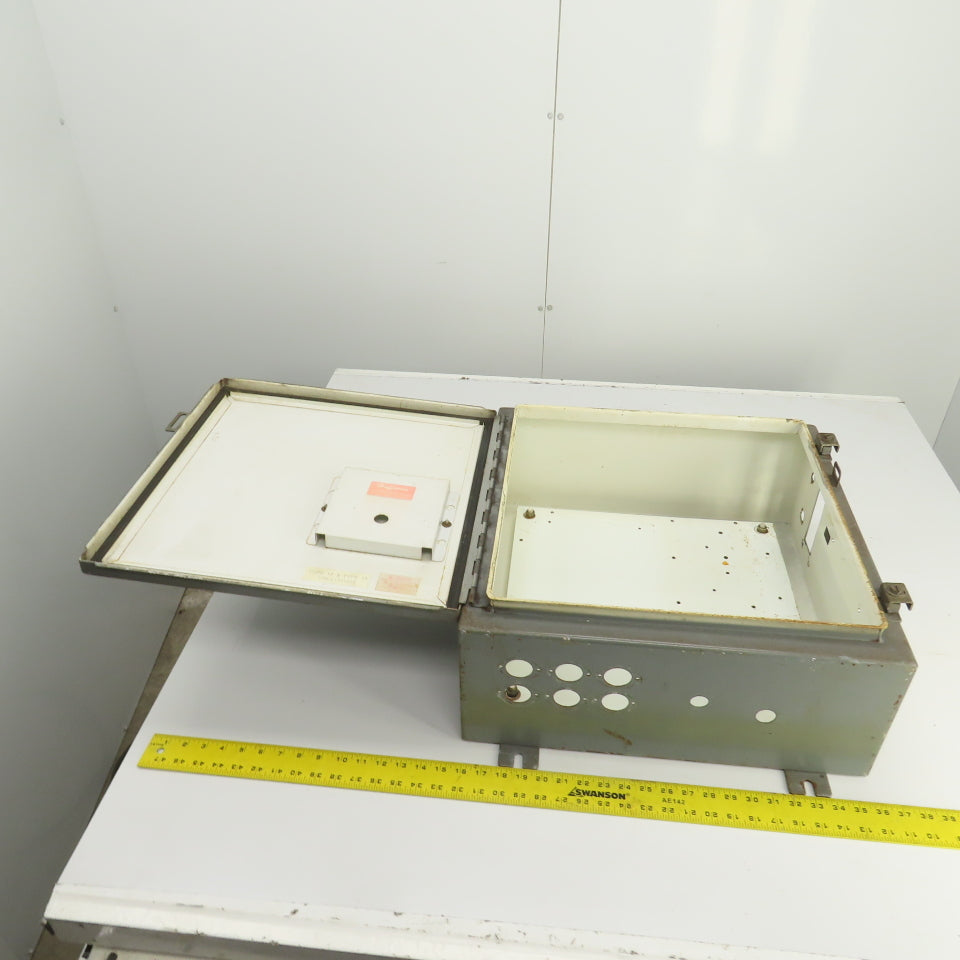 Hoffman H-478395 20" x 20" x 8" Electrical Enclosure W/Backplate 12,13 Enc.