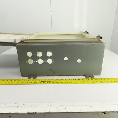 Hoffman H-478395 20" x 20" x 8" Electrical Enclosure W/Backplate 12,13 Enc.