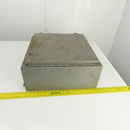 Hoffman H-478395 20" x 20" x 8" Electrical Enclosure W/Backplate 12,13 Enc.