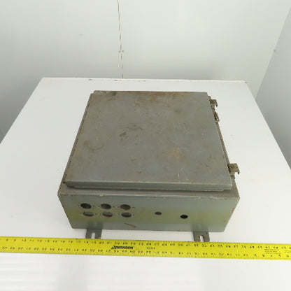 Hoffman H-478395 20" x 20" x 8" Electrical Enclosure W/Backplate 12,13 Enc.