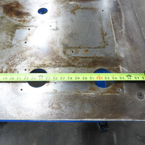 68" x 40" Steel Top 3/4" Machine Die Press Base Work Welding Table 32" Tall