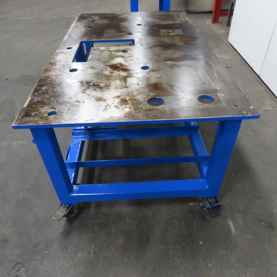 68" x 40" Steel Top 3/4" Machine Die Press Base Work Welding Table 32" Tall