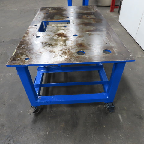 68" x 40" Steel Top 3/4" Machine Die Press Base Work Welding Table 32" Tall
