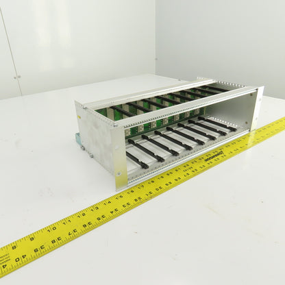 Bobst 707-FP 04 0704152702 8-Slot CPU Circuit Board Rack