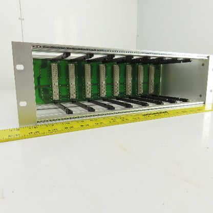 Bobst 707-FP 04 0704152702 8-Slot CPU Circuit Board Rack