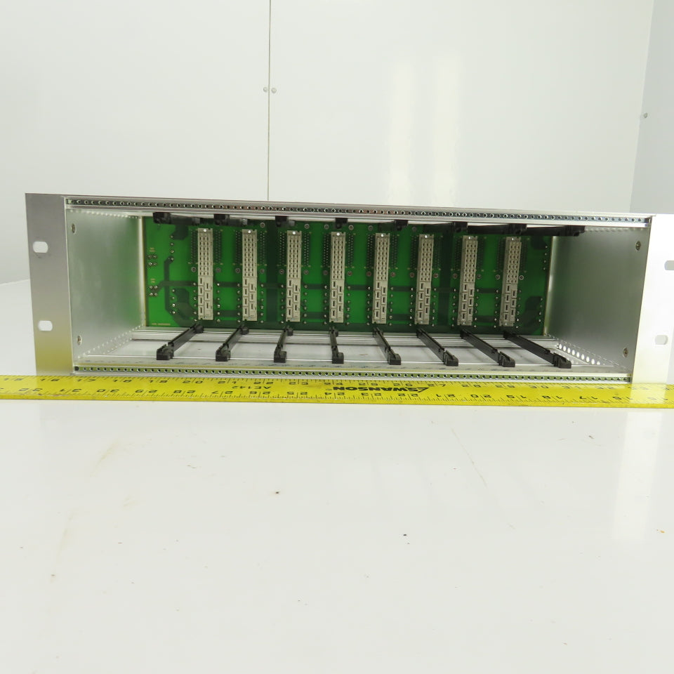 Bobst 707-FP 04 0704152702 8-Slot CPU Circuit Board Rack