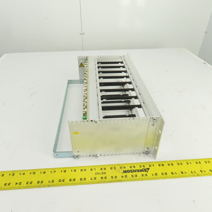 Bobst 707-FP 04 0704152702 8-Slot CPU Circuit Board Rack