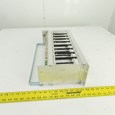 Bobst 707-FP 04 0704152702 8-Slot CPU Circuit Board Rack