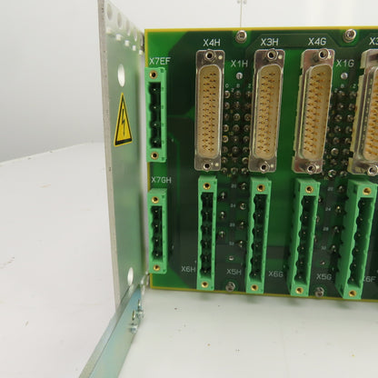 Bobst 707-FP 04 0704152702 8-Slot CPU Circuit Board Rack