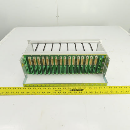 Bobst 707-FP 04 0704152702 8-Slot CPU Circuit Board Rack