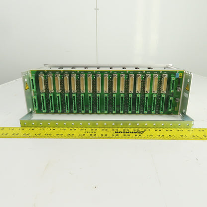 Bobst 707-FP 04 0704152702 8-Slot CPU Circuit Board Rack
