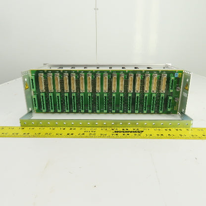 Bobst 707-FP 04 0704152702 8-Slot CPU Circuit Board Rack