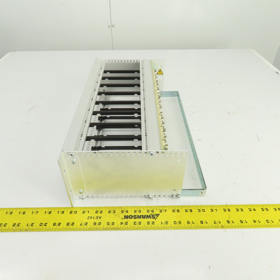 Bobst 707-FP 04 0704152702 8-Slot CPU Circuit Board Rack