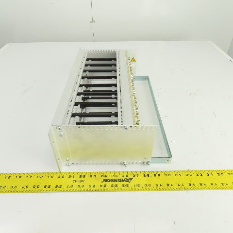 Bobst 707-FP 04 0704152702 8-Slot CPU Circuit Board Rack