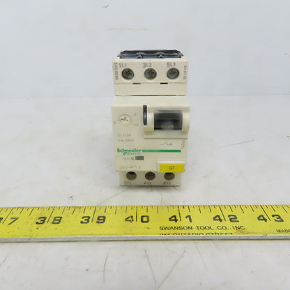 Schneider Electric GV2RT14 Manual Motor Starter 600V 3Ph 5Hp W/6-10A Overload