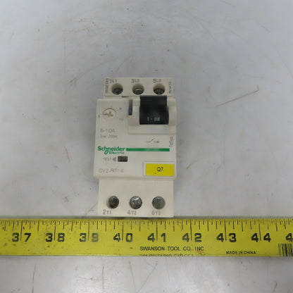 Schneider Electric GV2RT14 Manual Motor Starter 600V 3Ph 5Hp W/6-10A Overload