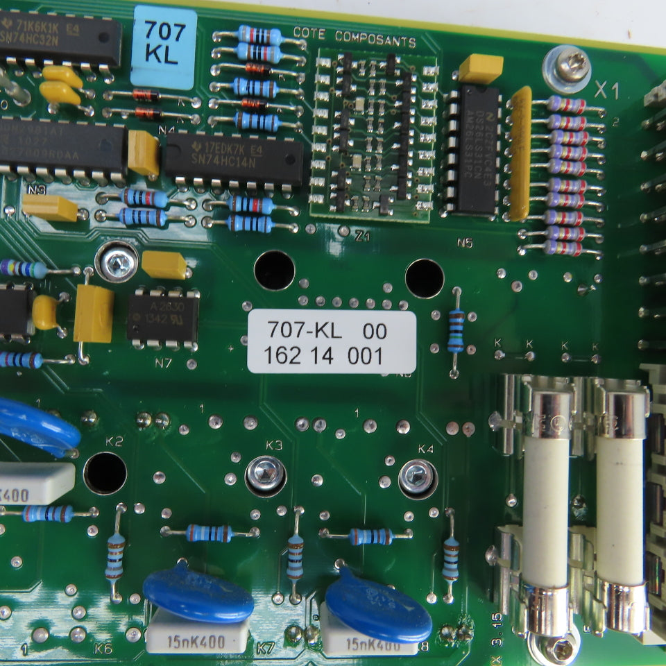 Bobst Registron 0394 5458 00 Programmed Circuit Board 707-KL