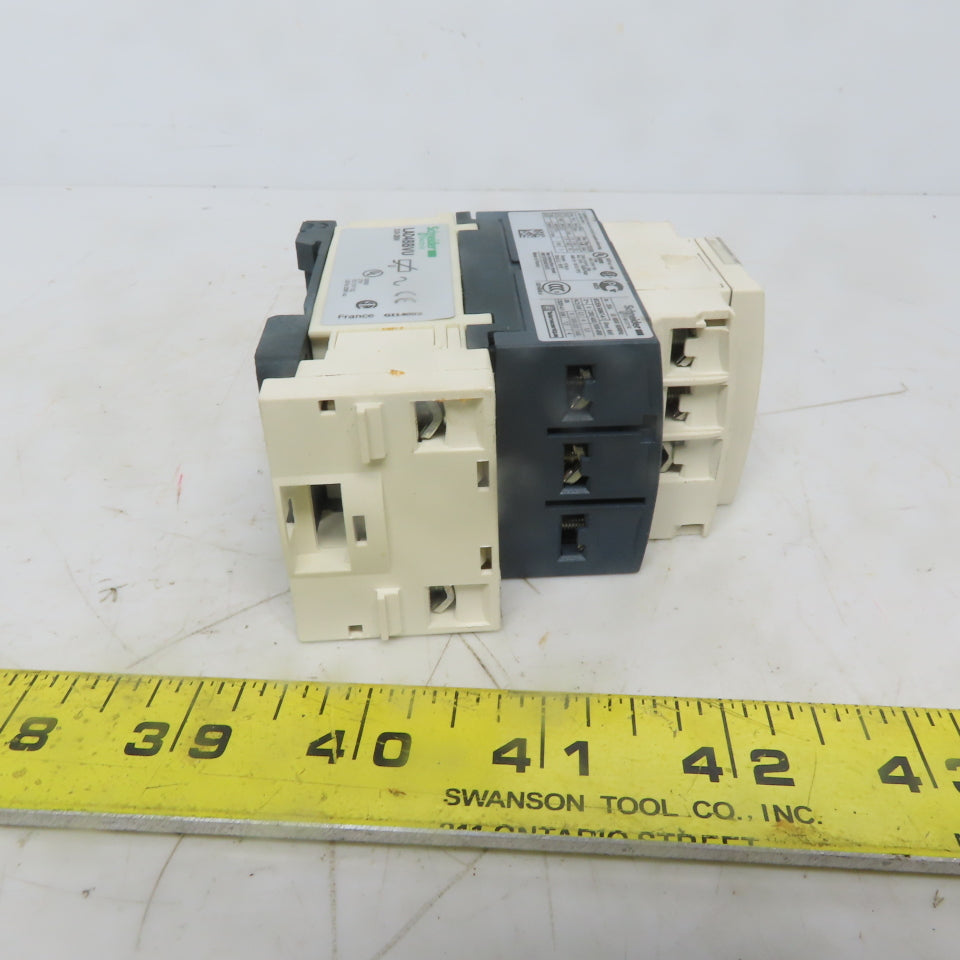 Schneider Electric LC1D09 Contactor Starter W/LAD4BBVU Cabling Accessory