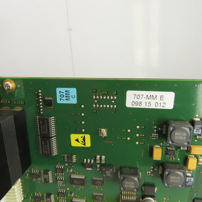 Bobst Registron 0704169901 Circuit Board 707-MM E 098 15 012