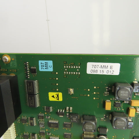 Bobst Registron 0704169901 Circuit Board 707-MM E 098 15 012