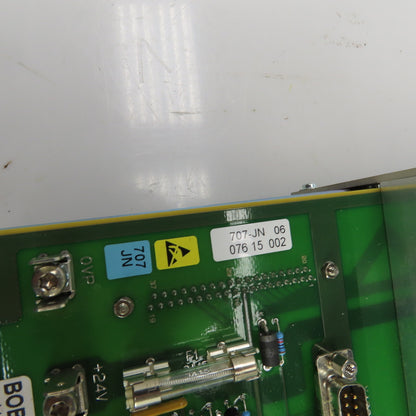 Bobst Registron 707-JN 06 0707-000-JN 5-Slot CPU Circuit Board Rack Controller