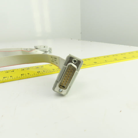 3M 3485-2200 15 Pin Male & Female Ribbon Cable Cordset 28" Long Lot Of 3