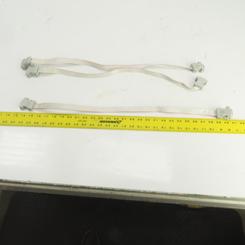 3M 3485-2200 15 Pin Male & Female Ribbon Cable Cordset 28" Long Lot Of 3