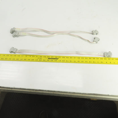 3M 3485-2200 15 Pin Male & Female Ribbon Cable Cordset 28" Long Lot Of 3