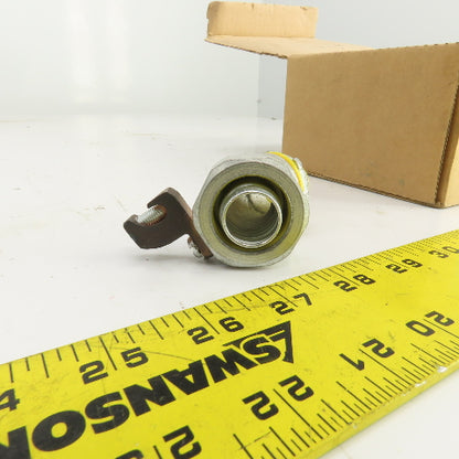 Crouse Hinds Co LTB7545GC 3/4" 45° Connector Ground Lug Insulated Lot of 7