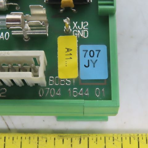 BOBST 707Y-JY-01 Circuit Board PCB W/Phoenix Contact UKM-SE 11,25 Holder