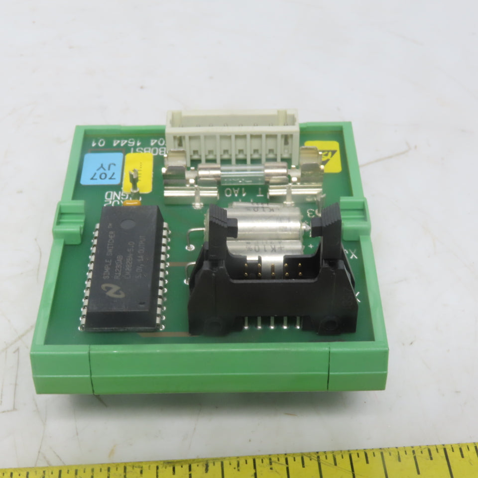 BOBST 707Y-JY-01 Circuit Board PCB W/Phoenix Contact UKM-SE 11,25 Holder