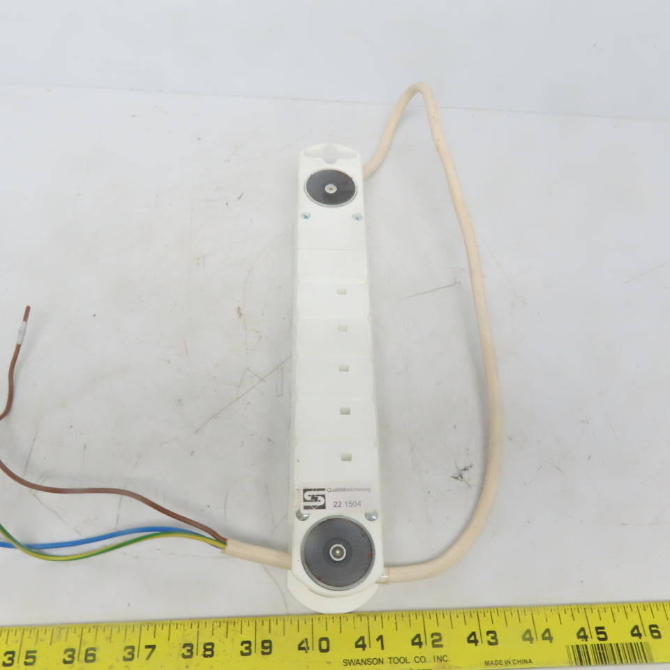 Steffen Steba ViriABL 221504 White Power Strip Magnetic Mount