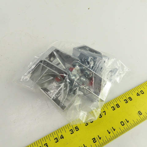 ASI Accurate Partitions 40-8515011 3 Pack H/Con End Panel To Wall Hardware