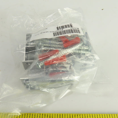ASI Accurate Partitions 40-8515011 3 Pack H/Con End Panel To Wall Hardware