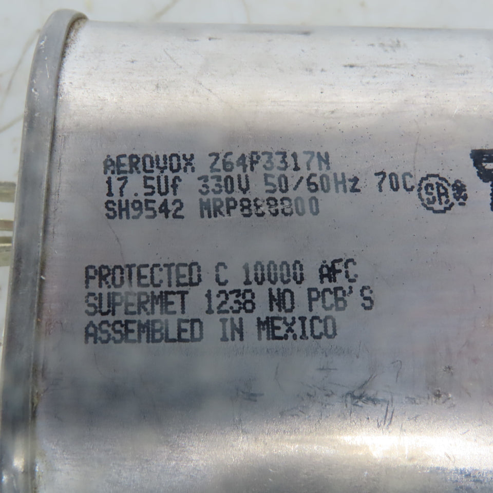 Aerovox Z64P3317N 330V Capacitor 50/60 HZ 17.5 UF