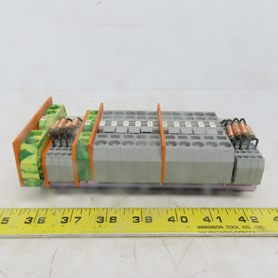 Wago 284, 283 & 280 Din Rail Terminal Block Strip Assembly