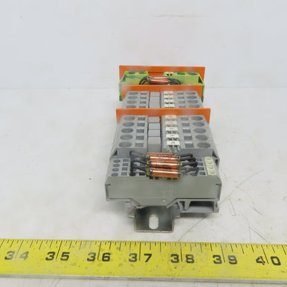 Wago 284, 283 & 280 Din Rail Terminal Block Strip Assembly